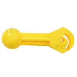 Trumpa fermo skirstytuvo vožtuvo sekcijos svirtis