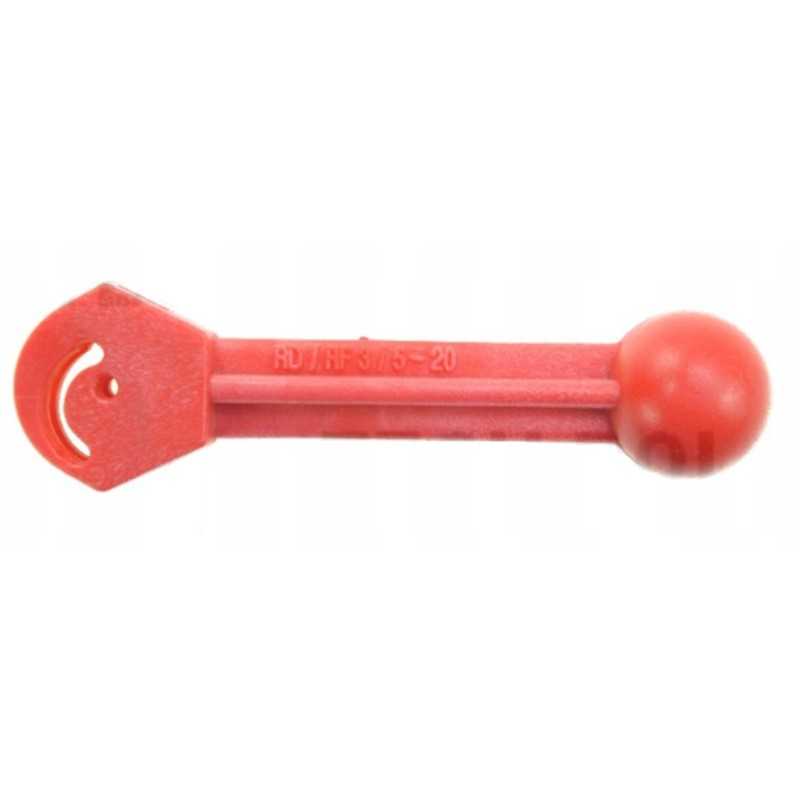 Ilga fermo skirstytuvo vožtuvo sekcijos svirtis