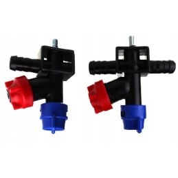 Purkštuvo purkštuvo korpusas tvirtinamas varžtais ir turi antgalį