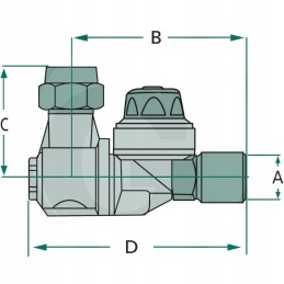 M76 vienas žalvarinis purškimo laikiklis su dantuku