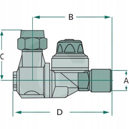 M76 vienas žalvarinis purškimo laikiklis su dantuku