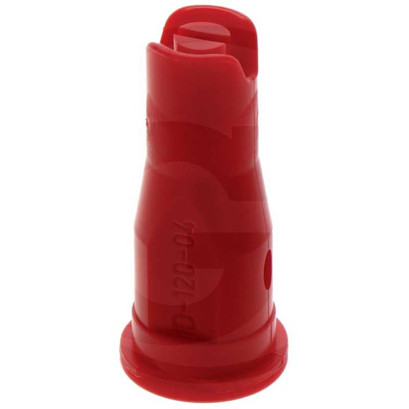 Lechler plokščias purškimo antgalis 120 raudonas