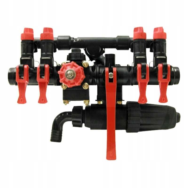 Nuolatinio slėgio jungiamosios detalės, 4 sekcijos, 20 barų filtras