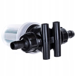 Slėgio srauto filtras universaliam purkštuvui