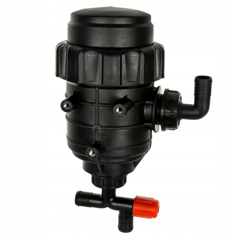 Siurbimo filtras be uždarymo vožtuvo, 25 mm alkūnė