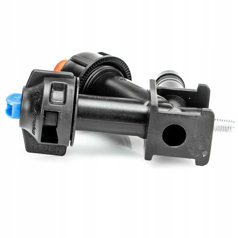 Galvutė, purškimo korpusas, AP0 100 08, galinis dangtelis