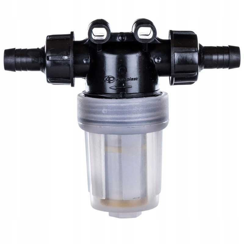 Slėgio srauto filtras universaliam purkštuvui