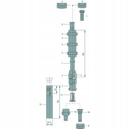 Lechler purkštuvo purkštuko filtras 25 akių