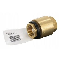 Atbulinis vožtuvas, žalvaris, vidinis sriegis, kūginis kaištis