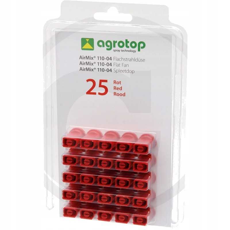 Agrotop plokščias purškimo antgalis 110 raudonas