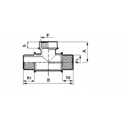 Vidinis sriegis vyriškas moteriškas 1 1 4