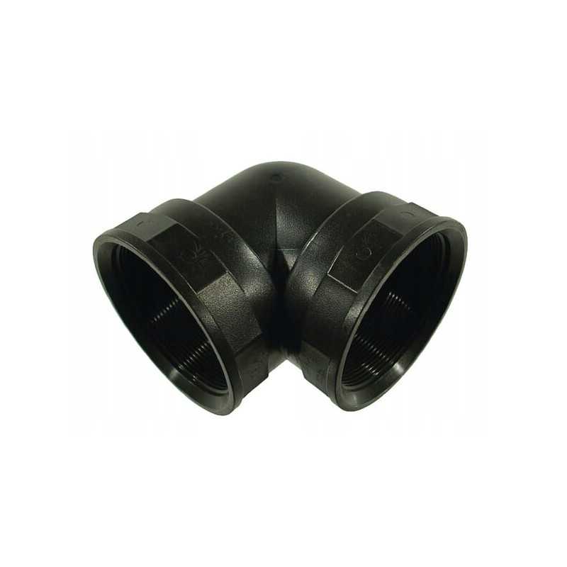 Alkūninis 90 vidinis sriegis vidinis sriegis su žiedais