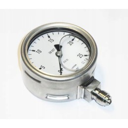 Rūgštims atsparus glicerino slėgio matuoklis purkštuvui