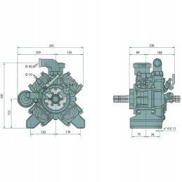 Comet APS 96 50 bar 88 diafragminis stūmoklinis siurblys