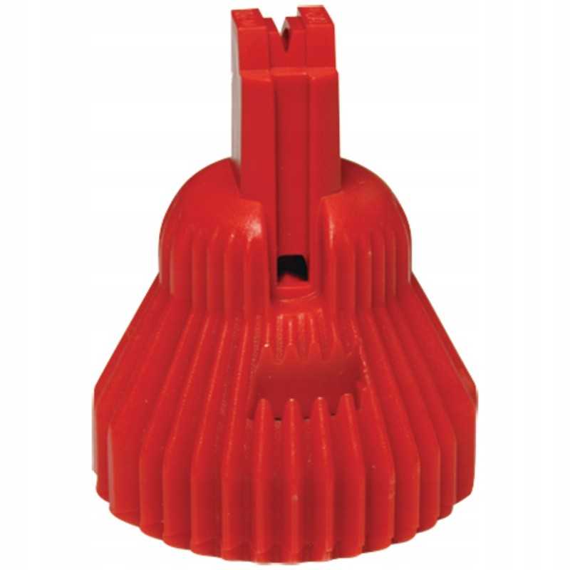 Kwix rdx plokščias ventiliatorius, raudonas peilis