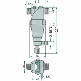 Arag slėgio filtro automatinis valymas t