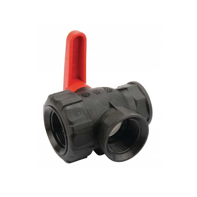 Rutulinis vožtuvas 1 1 4 vidinis 3 krypčių