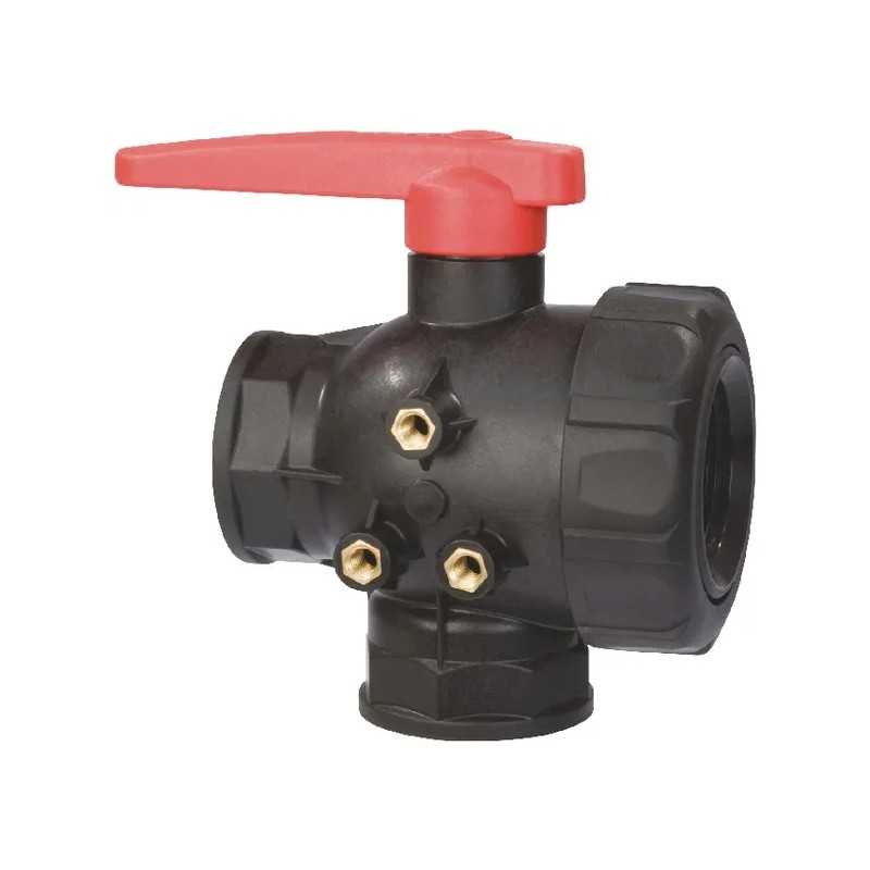 Rutulinis vožtuvas 1 1 2 vidinis 3 krypčių