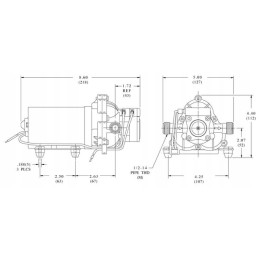 Diafragminis siurblys 24v 11 3 l min