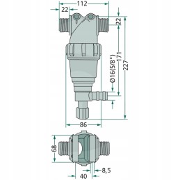 Arag slėgio filtro automatinis valymas t