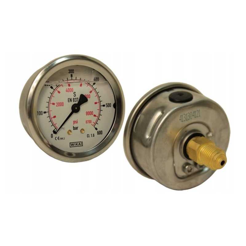 Slėgio matuoklis fi 63 bsp 1 4 tyl diapazonas 0 600 bar wika