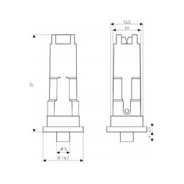 Purkštukų purkštukai ežektorinis purkštuvas MMAT 025