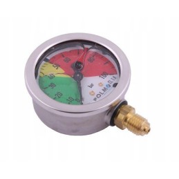 Glicerino manometras m63 0 100 bar sriegis m12x1 5 d