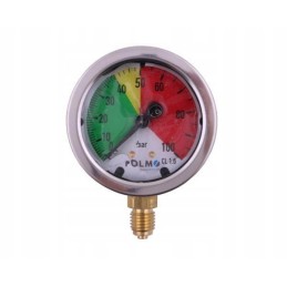 Glicerino manometras m63 0 100 bar sriegis m12x1 5 d