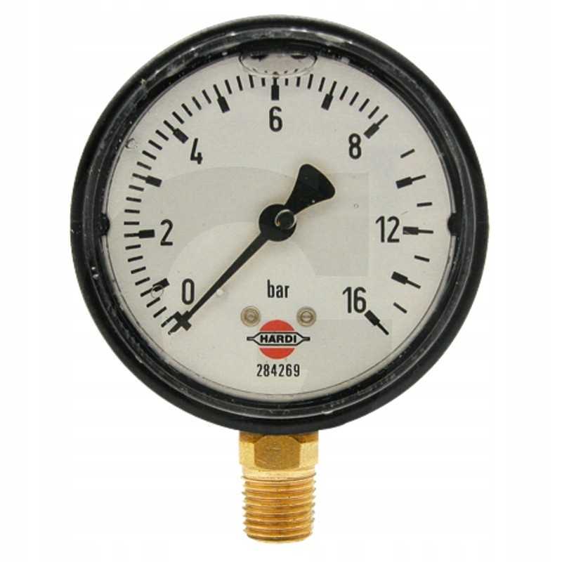 Hardi glicerino manometras 1 4 dugnas 0 16 ba