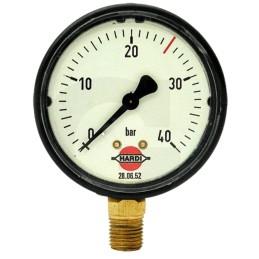 Hardi glicerino manometras 0 40 bar oe 65 mm pr