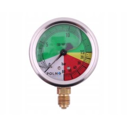 Glicerino manometras m63 0 15 60 bar sriegis g1 4