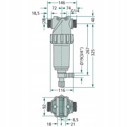 Slėgio filtras 6703262153 arag