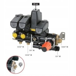 Solenoidinių vožtuvų komplektas sodo purkštuvui