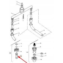 Zf363 5 angų antgalis fl