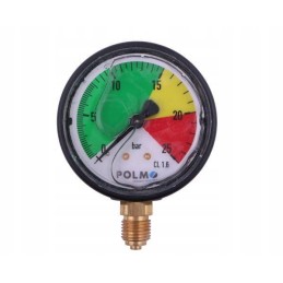 Glicerino manometras m63 0 25 bar sriegis g1 4