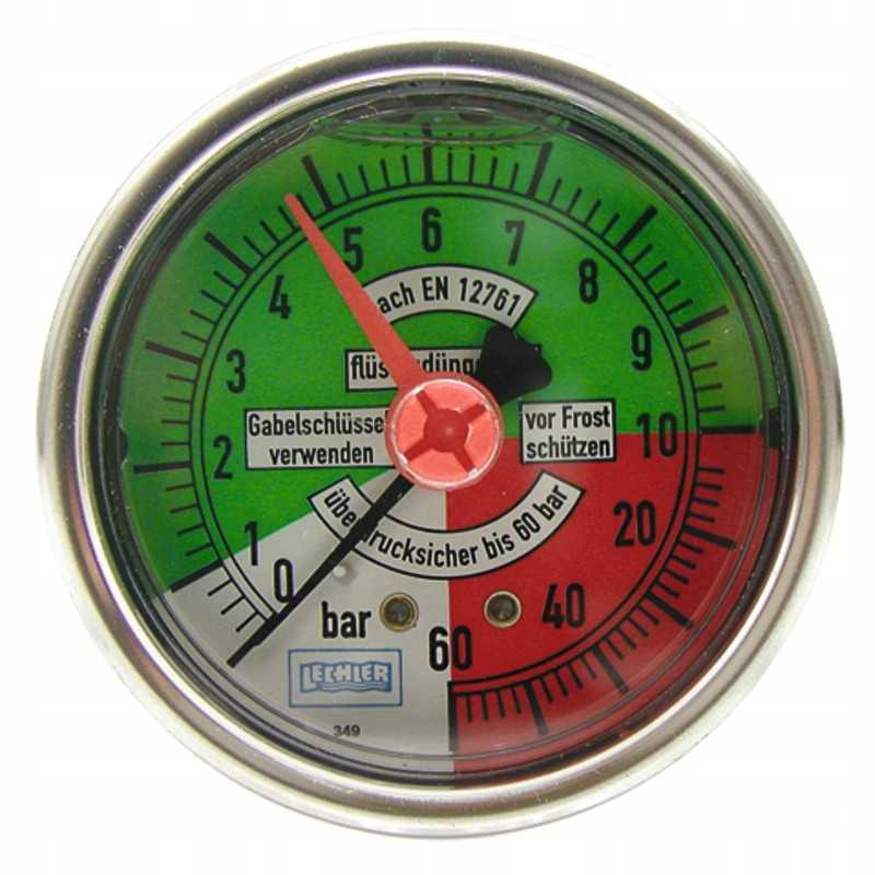 Manometras 63mm 670095009001137 wika