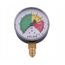 Sauso slėgio matuoklis m63 0 10 bar 1mpa sriegis m12x1 5 d