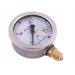 Glicerino manometras m63 0 315 bar dugno jungtis