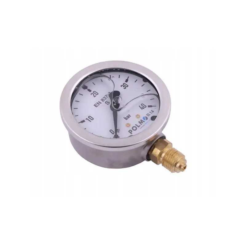 Glicerino manometras m63 0 40 bar dugno jungtis