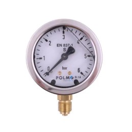 Glicerino manometras m63 0 6 bar dugno jungtis g