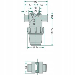 Slėgio filtras 6703242033 arag