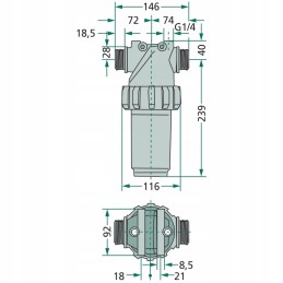 Slėgio filtras 6703262053 arag