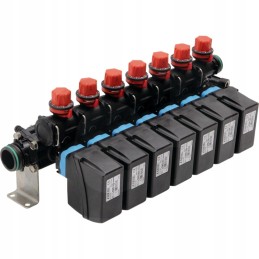 Elektrinis darbinių sekcijų vožtuvas 7x 6708630011
