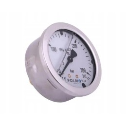 Glicerino manometras m63 0 315 bar prijungiamas prie nugaros