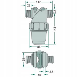 Slėgio filtras 6703224043 arag