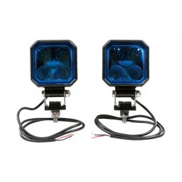 LED darbo lempa 12v 24v mėlynas purkštuvas