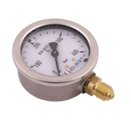 Glicerino manometras m63 0 400 bar g1 4 po