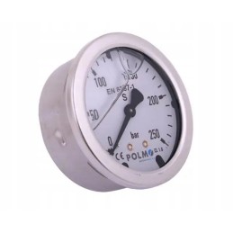 Glicerino manometras m63 0 250 bar galinis g1 4