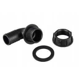 Alkūninės žarnos jungtis 1 1 4 32mm žarnai, kompl