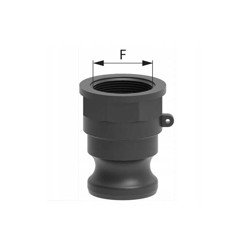 Camlock jungtis 1 1 2 x 1 1 2 arag